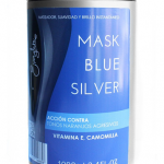 Mask blue silver