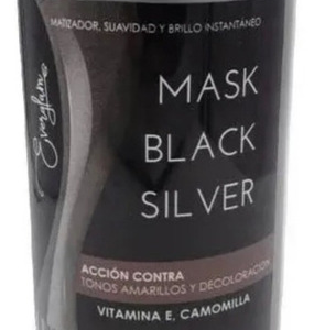 Mask Black Silver